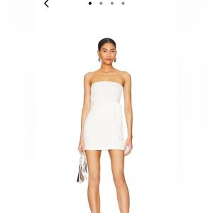 White superdown ariana dress